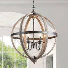 Taticollia 6-Light Large Wood Chandelier