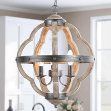 Mablicabi 3-Light Small Wood Chandelier