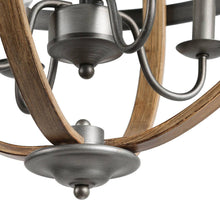 Aimme 4-Light Small Wood Chandelier