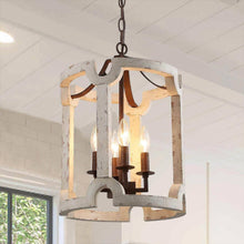 Estournel 4-Light Mini Wood Chandelier