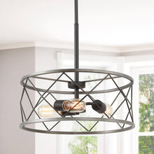 Charlotte 3-Light Small Wood Chandelier