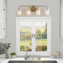 Tethysia 4-Light Gold Vanity Light