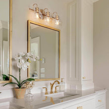 Borislav 3-Light Gold Vanity Light