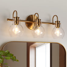 Borislav 3-Light Brass Vanity Light