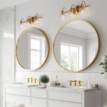 Borislav 3-Light Brass Vanity Light