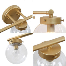 Thantofos 3-Light Gold Vanity Light