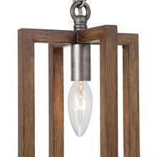 Socotra 1-Light Mini Wood Chandelier