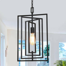 Barry 1-Light Medium Black Modern Pendant Light Fixtures