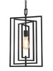 Barry 1-Light Medium Black Modern Pendant Light Fixtures