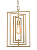 Falkowitz 1-Light Medium Gold Modern Pendant Light Fixtures