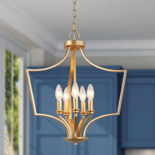 Raglunov 5-Light Small Gold Chandelier