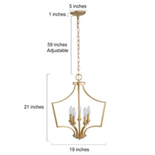 Raglunov 5-Light Small Gold Chandelier