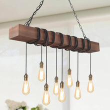 Fulgoroso 8-Light Oversized Wood Chandelier