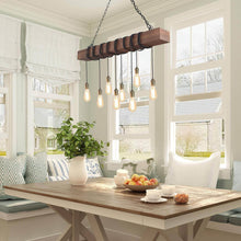 Fulgoroso 8-Light Oversized Wood Chandelier