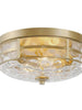 Anasipia 3-Light Mini Gold Flush-Mount Light