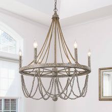 Erlinduel 6-Light Medium White Chandelier