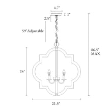 Adrammelech 4-Light Small Wood Chandelier