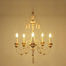 Trullinger 5-Light Small White Chandelier