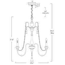 Trullinger 6-Light Large Wood Chandelier