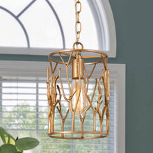 Honjozoing 1-Light Mini Gold Modern Pendant Light Fixtures