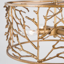 Honjozoing 4-Light Small Gold Chandelier