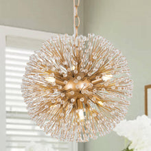 Porgy 6-Light Mini Gold Crystal Chandelier