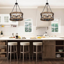 Aerissera 5-Light Small Wood Chandelier