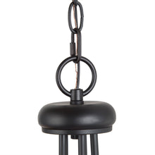 Clement 5-Light 24.5" Modern Black Crystal Chandelier, Candlestick