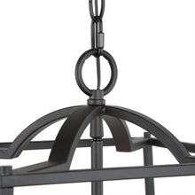 6-Light Small Black Chandelier