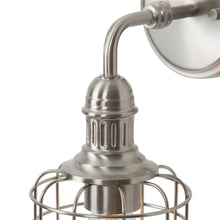 Tomatillo 1-Light Industrial Nickel Cage Wall Sconces