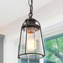 Anasipia 1-Light Mini Brown Industrial Pendant Light Fixtures