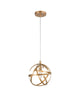 Bongow 1-Light Mini Gold Modern Pendant Light Fixtures