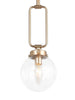 Unelefante 1-Light Mini Gold Modern Pendant Light Fixtures