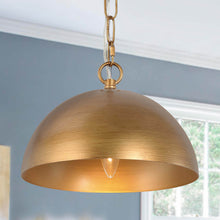 Julibrissin 1-Light Medium Gold Modern Pendant Light Fixtures