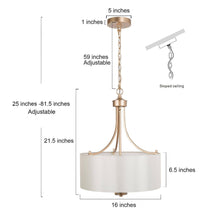 Ecliptix 4-Light Small Gold Chandelier