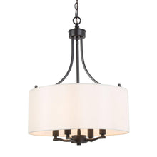 Ecliptix 4-Light Small Black Chandelier