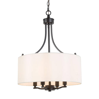 Ecliptix 4-Light Small Black Chandelier