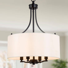 Ecliptix 4-Light Small Black Chandelier