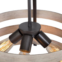 Agouti 4-Light Small Wood Chandelier