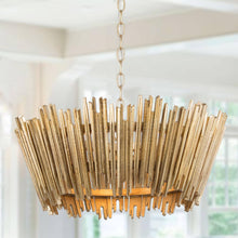 Agricsdle 3-Light Small Gold Chandelier