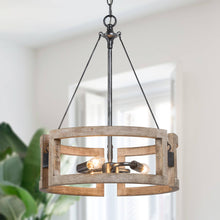 Wordsworth 3-Light Small Wood Chandelier