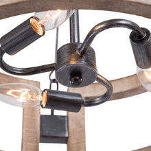 Wordsworth 3-Light Small Wood Chandelier