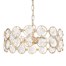 Janncrag 3-Light Small Gold Crystal Chandelier