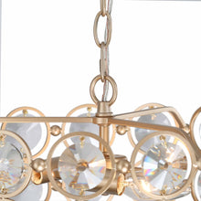 Janncrag 3-Light Small Gold Crystal Chandelier