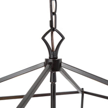 Mizuna 4-Light Small Black Chandelier