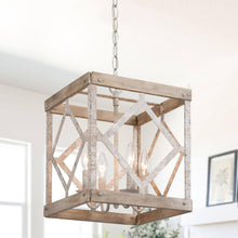 Ellirazani 4-Light Mini Wood Chandelier