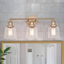 Hengrava 3-Light Gold Vanity Light