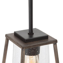 Greononess 1-Light 6" Black Farmhouse Square Pendant Light Fixtures