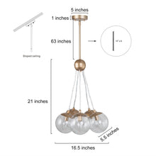 Serenitee 5-Light Small Gold Chandelier