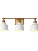 Hyelducc 3-Light White Vanity Light